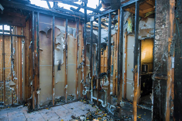 Professional Fire Damage Repair technician working in Middlesex, NJ